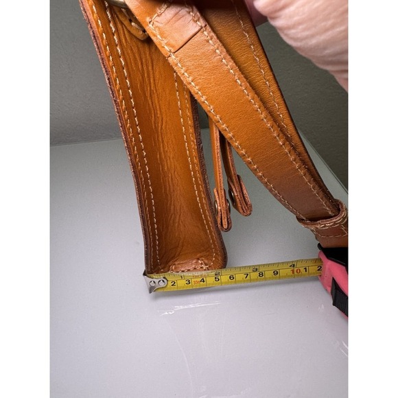 Frye Melissa Artisan Zip Crossbody Sunflower Bag Tooled Brown Western Boho NWOT - Picture 12 of 16